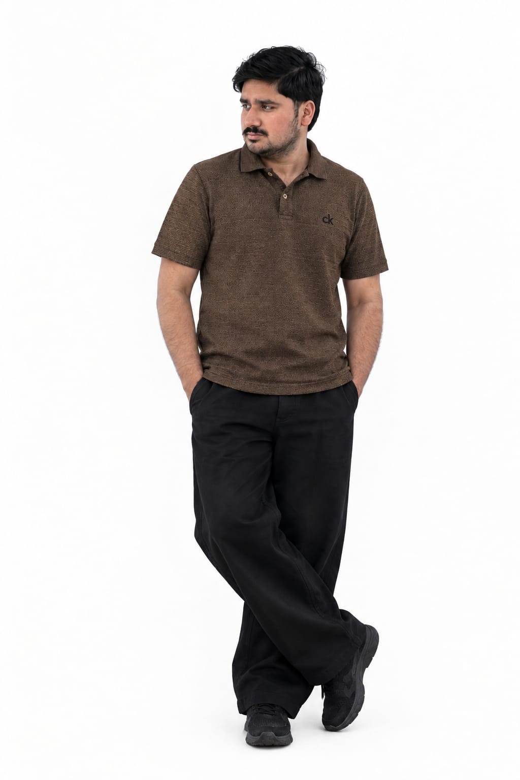 Men's Premium Polo Shirt — Black II
