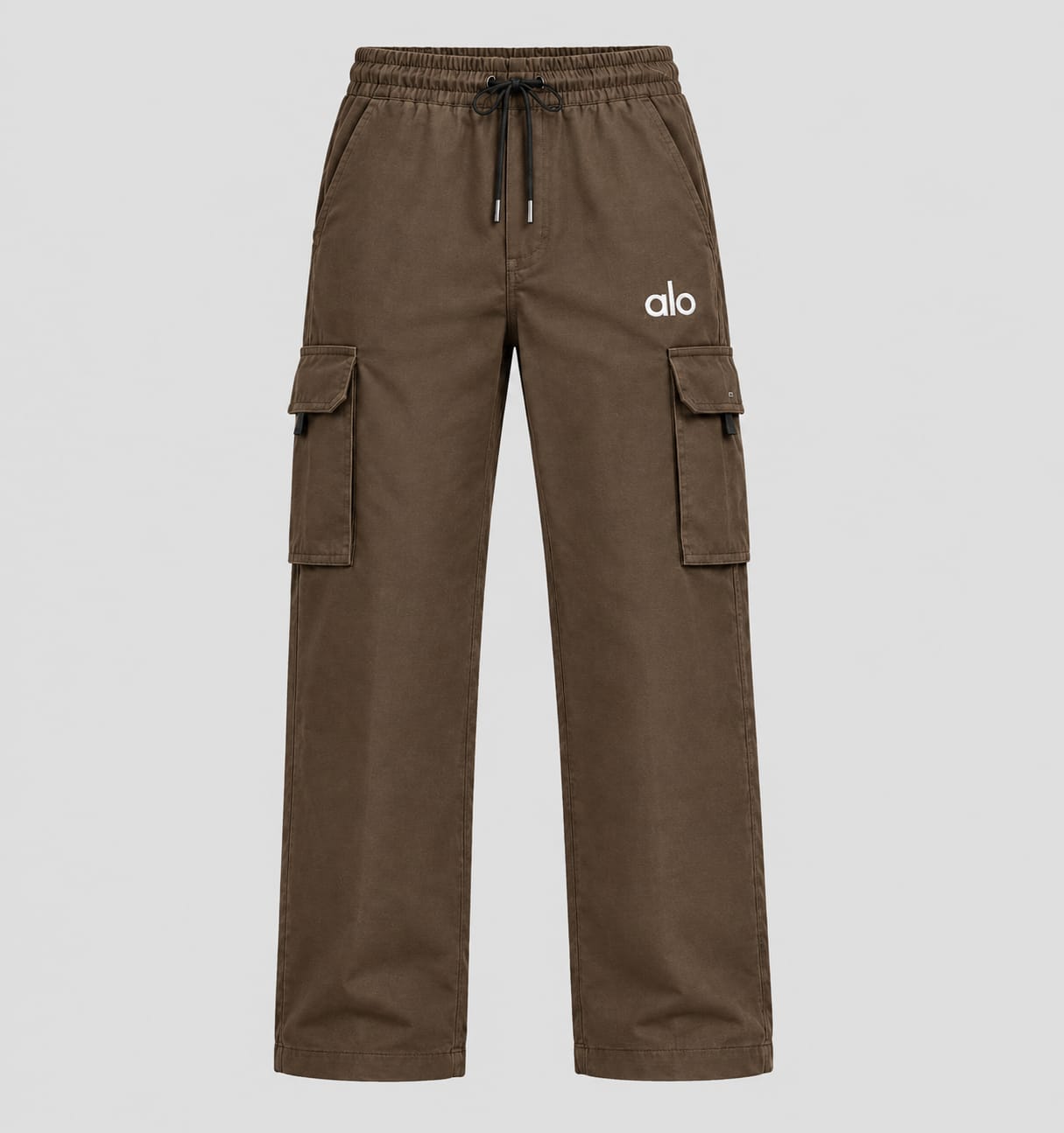 Men's Relaxed Fit Cargo Pants — Brown